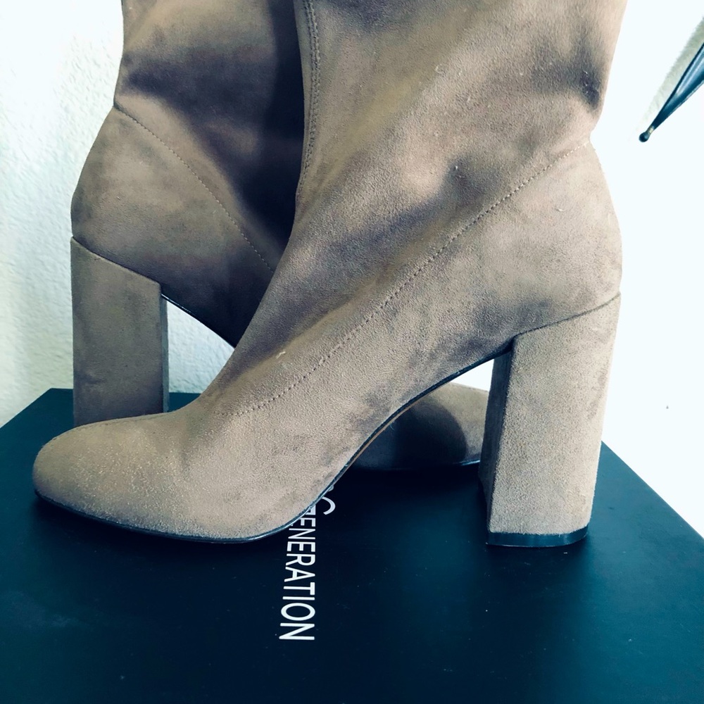 BCBG Lilianna Suede Sock booties! ✨